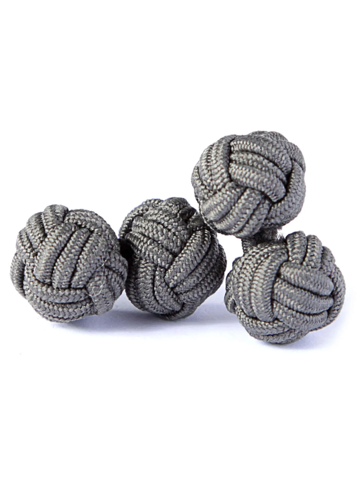 Assortiment de boutons de manchette passementerie pure soie unie