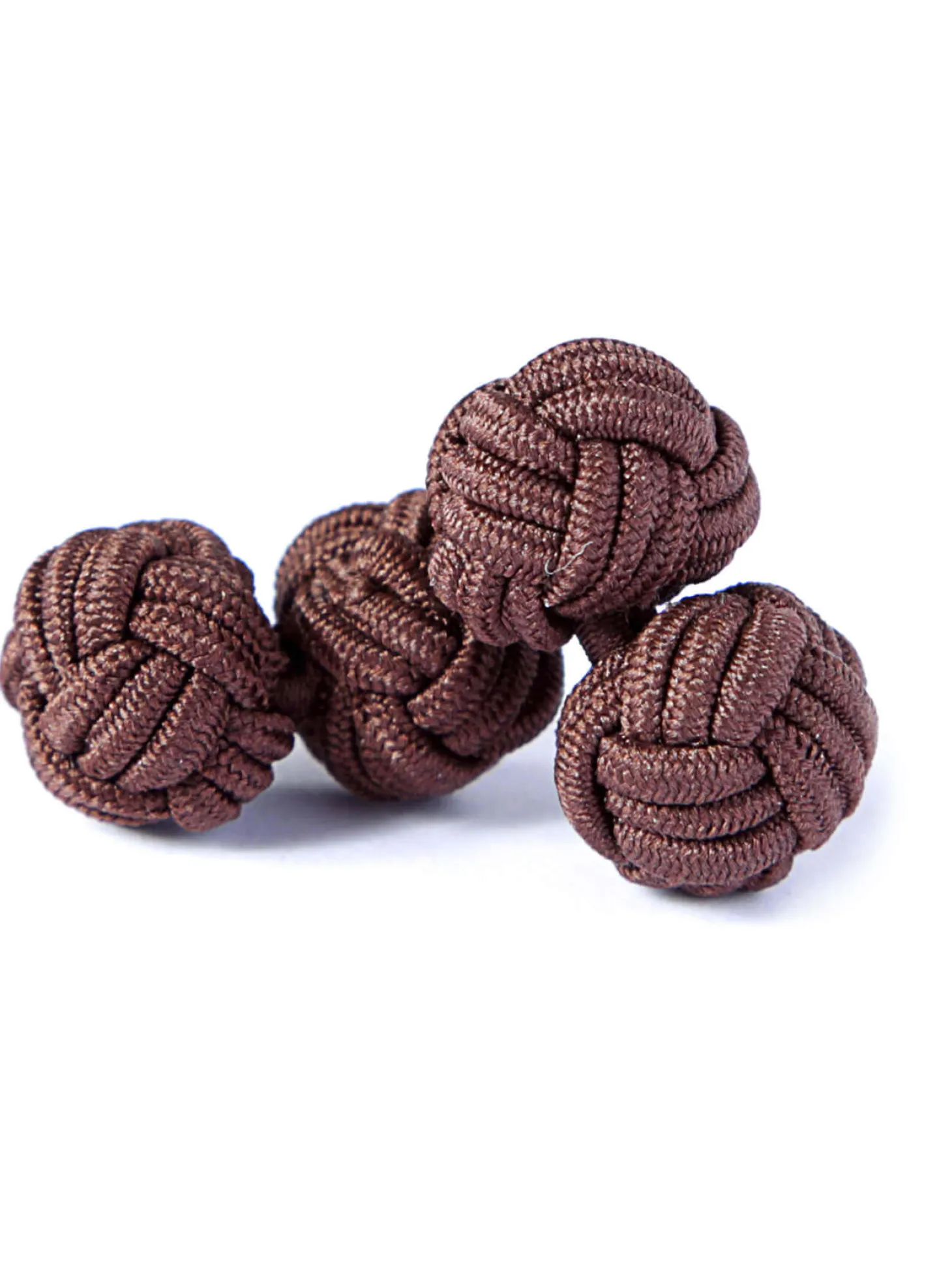Assortiment de boutons de manchette passementerie pure soie unie
