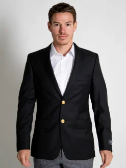 Blazer Dario ajusté pure laine piquée Reda