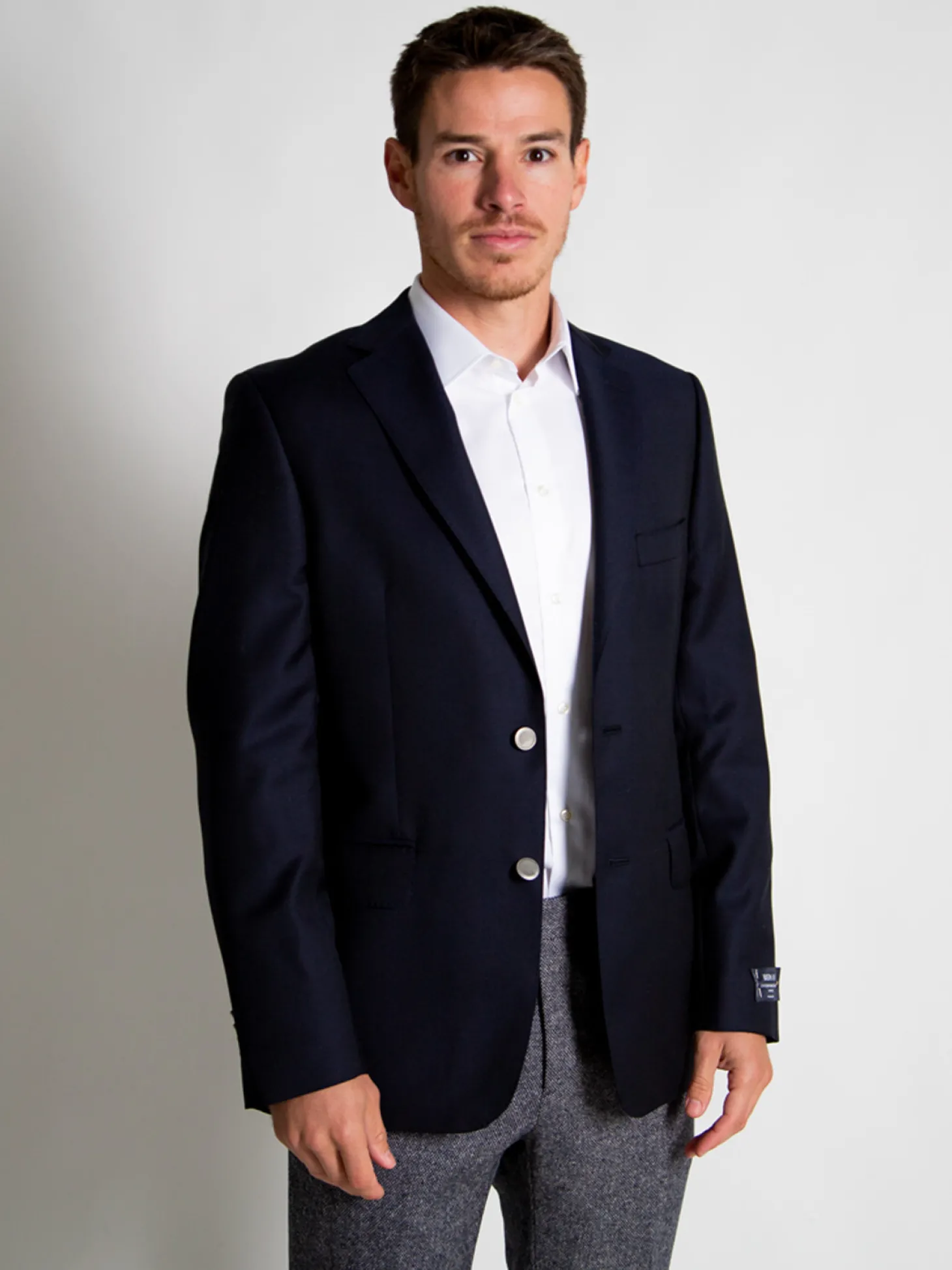 Blazer Dario ajusté pure laine piquée Reda