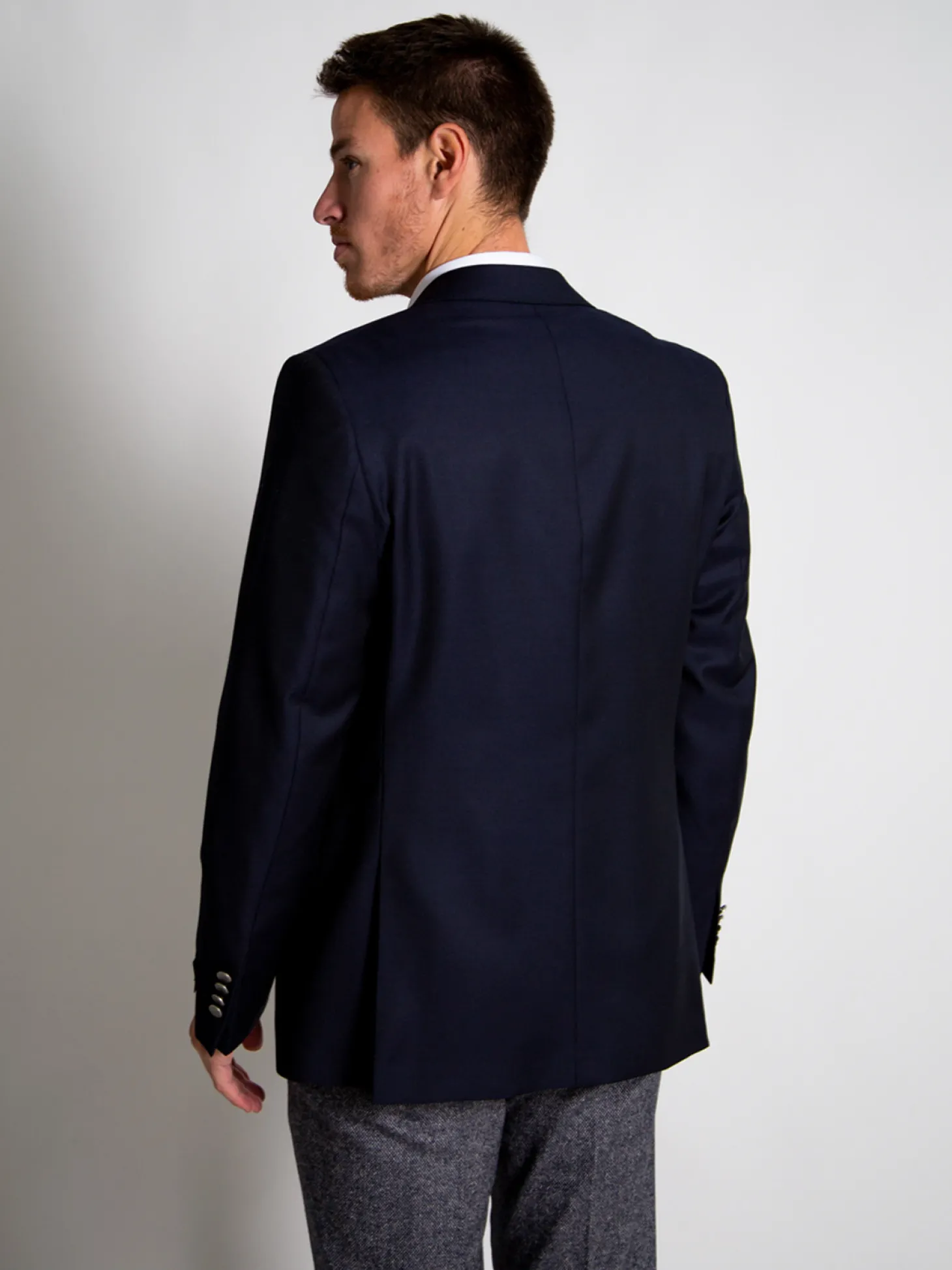 Blazer Dario ajusté pure laine piquée Reda