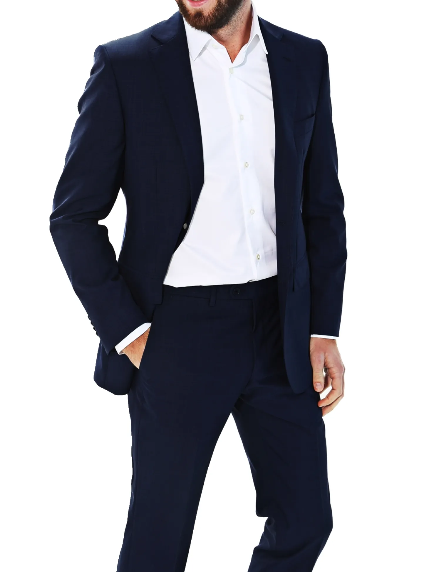 Blazer Didier grande taille ajusté pure laine piquée boutons argentés Tissus Reda