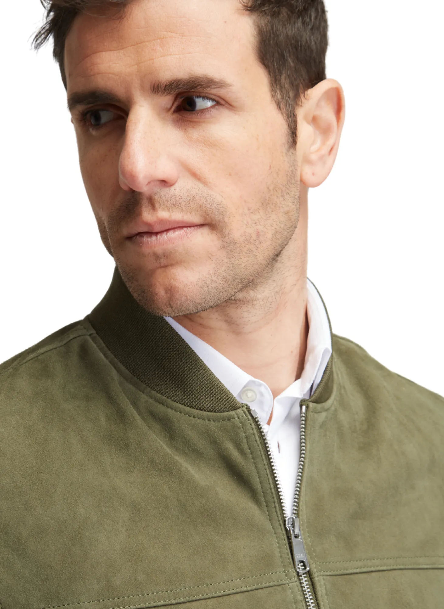 Blouson Teddy en daim
