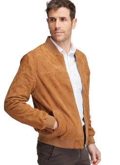 Blouson Teddy en daim