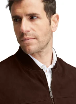 Blouson Teddy en daim