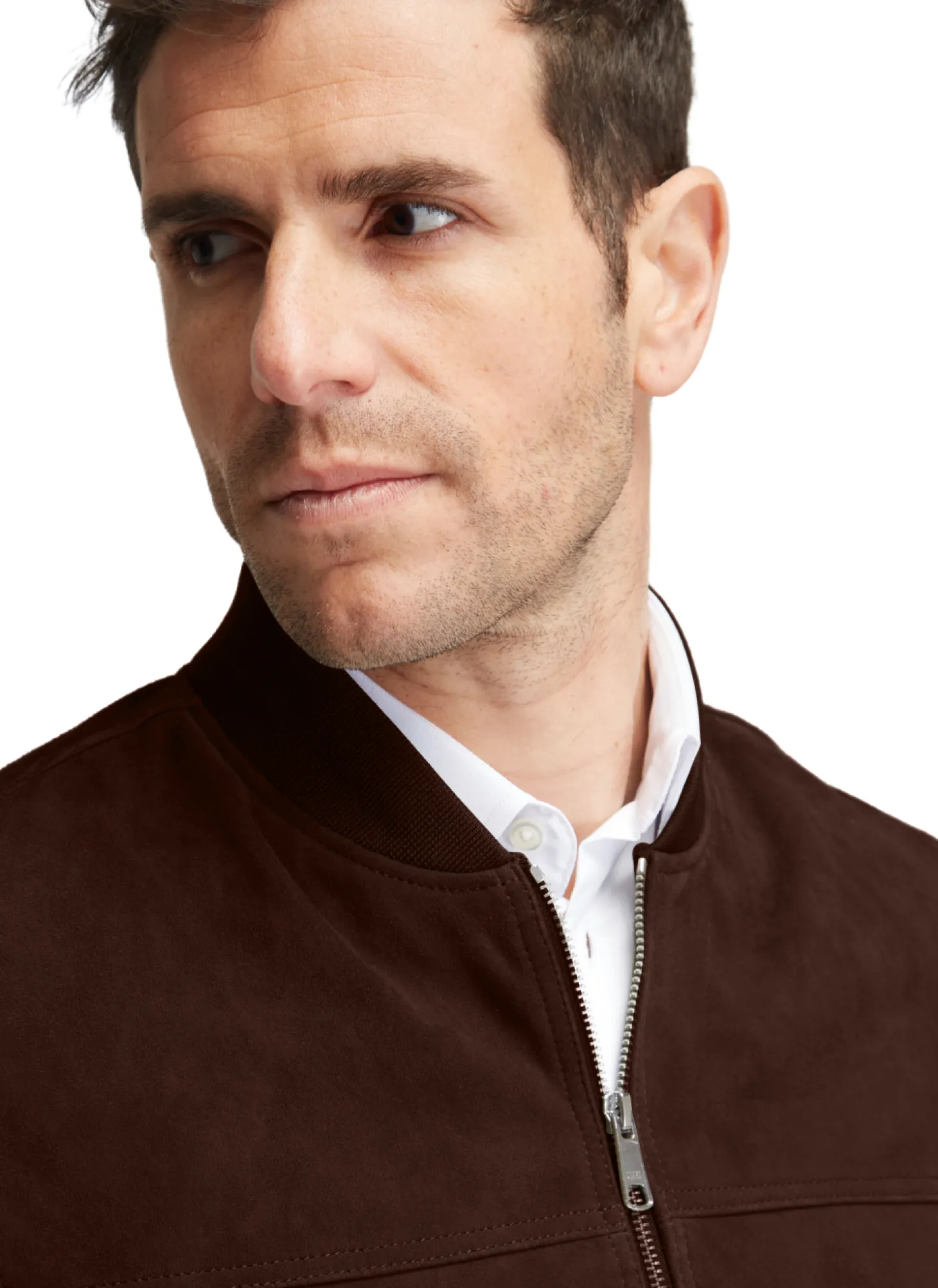 Blouson Teddy en daim