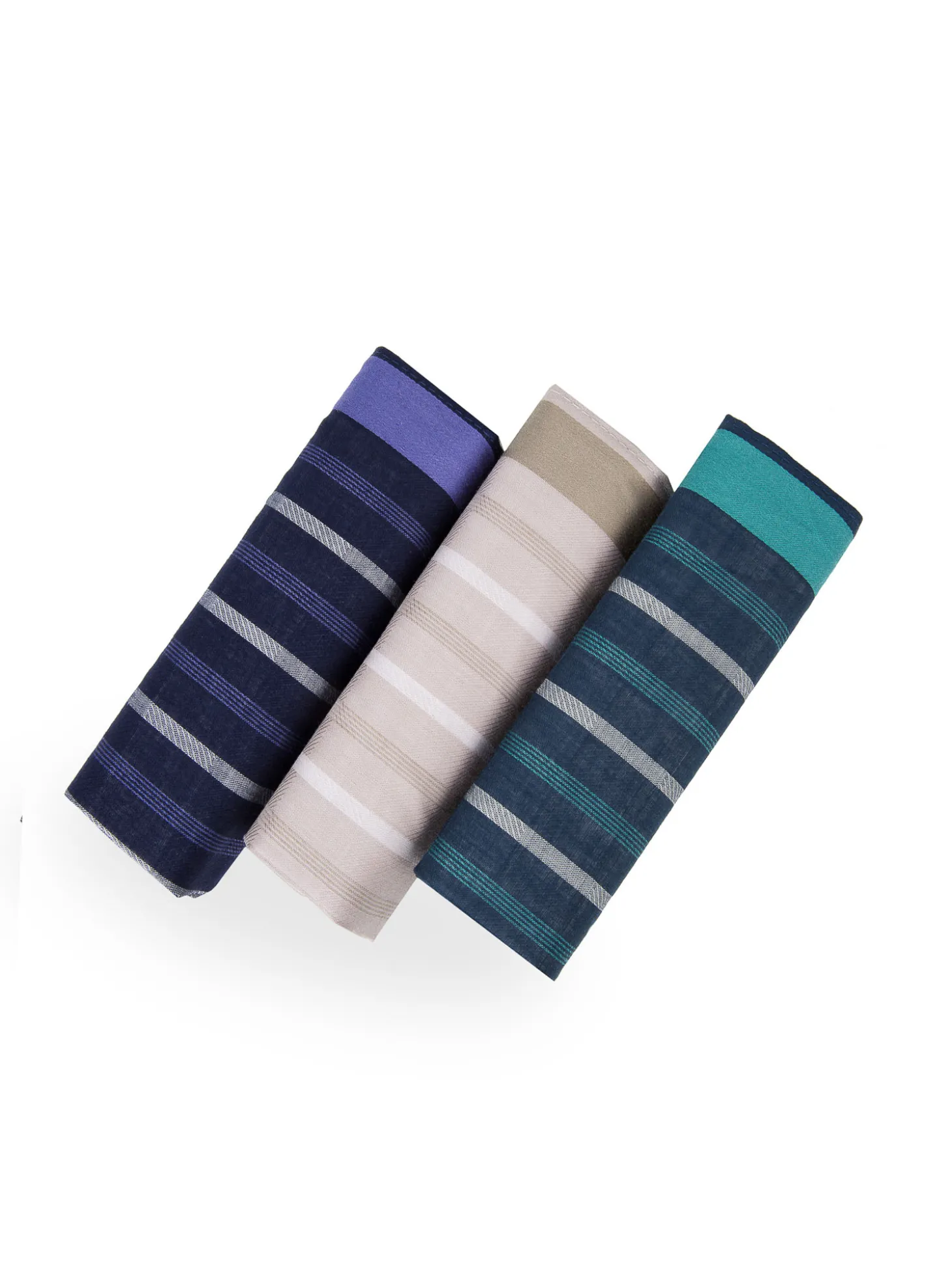 Boite de 3 mouchoirs en pur coton