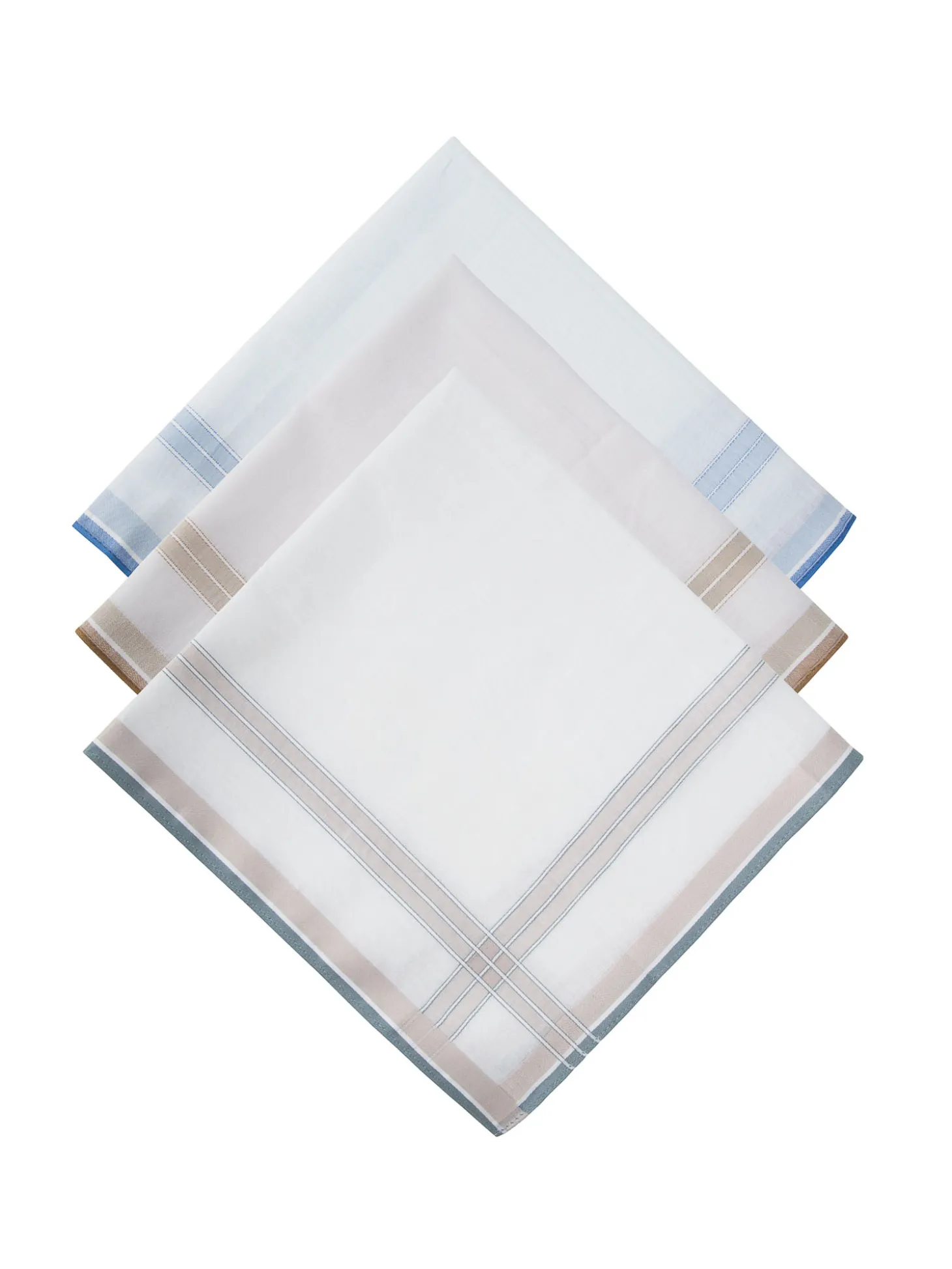Boite de 3 mouchoirs en pur coton