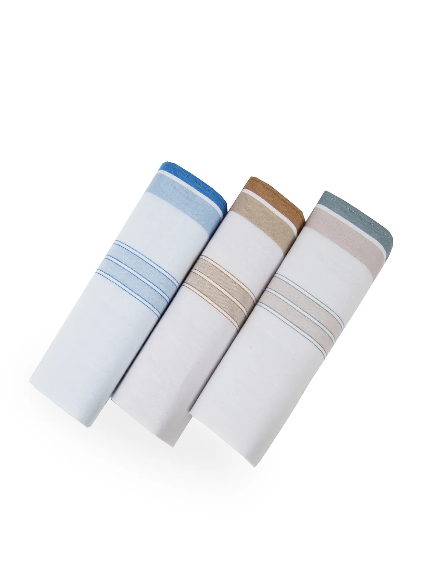 Boite de 3 mouchoirs en pur coton