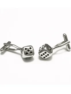 Boutons de manchette dés àjouer