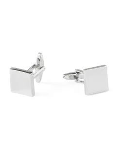 Boutons de manchette rectangulaires