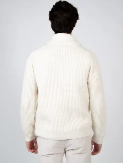 Cardigan boutonné laine & cachemire jauge 7 Miki