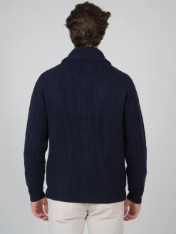 Cardigan boutonné laine & cachemire jauge 7 Miki
