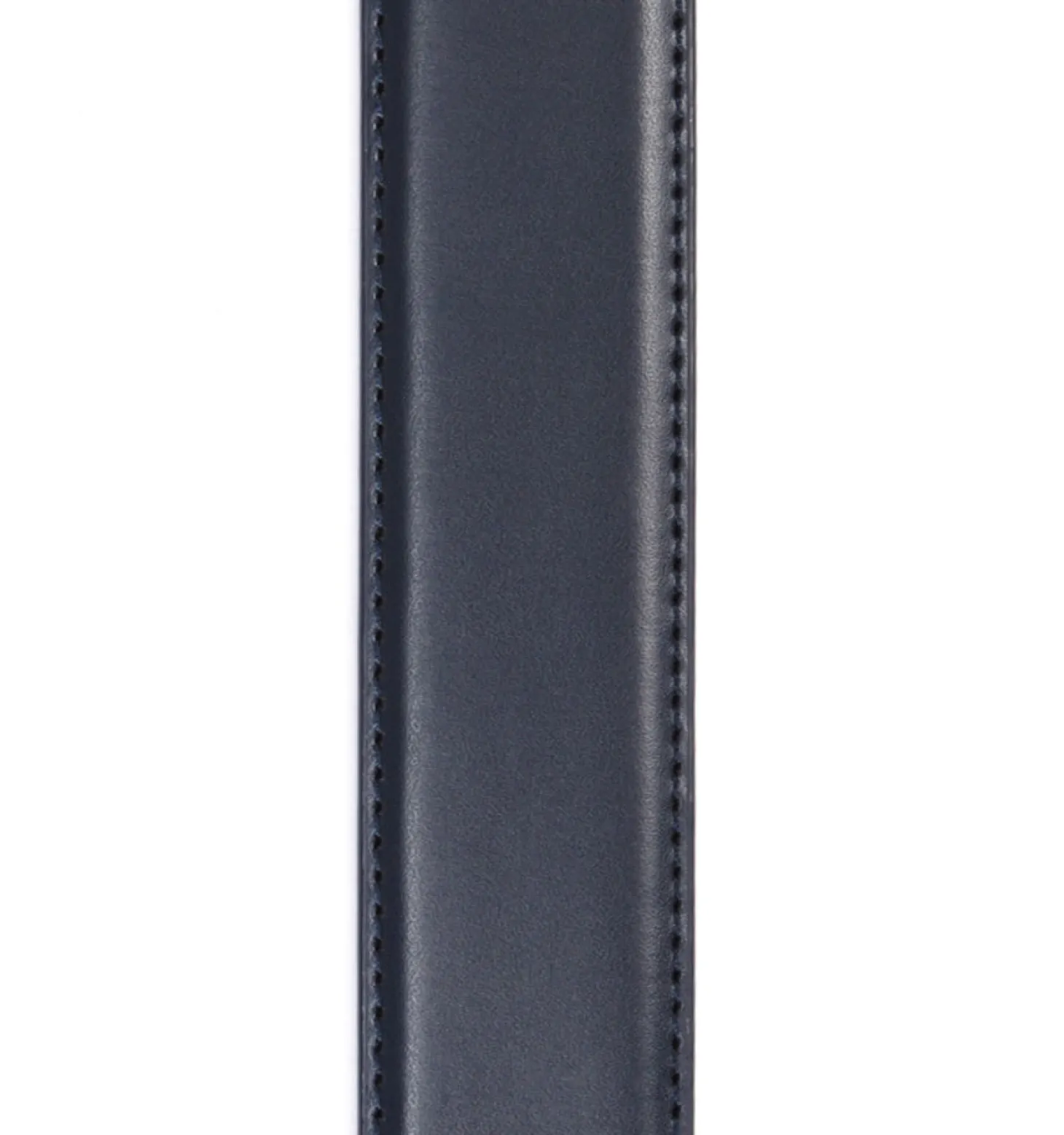 Ceinture homme cuir lisse surpiqué ton sur ton