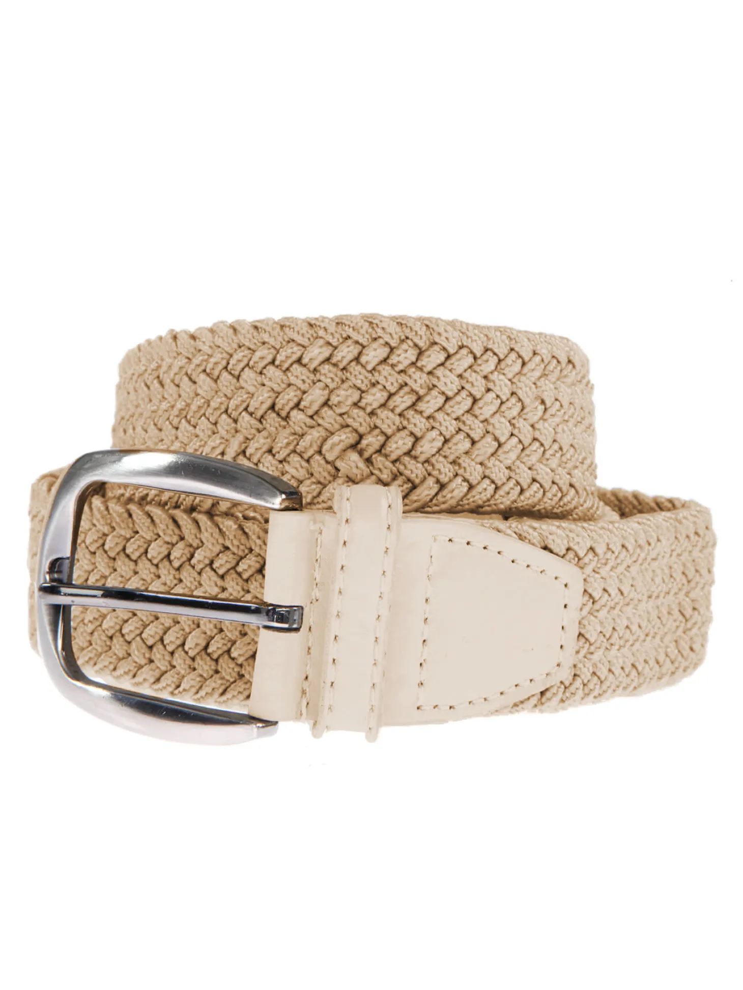 Ceinture tressée élastique