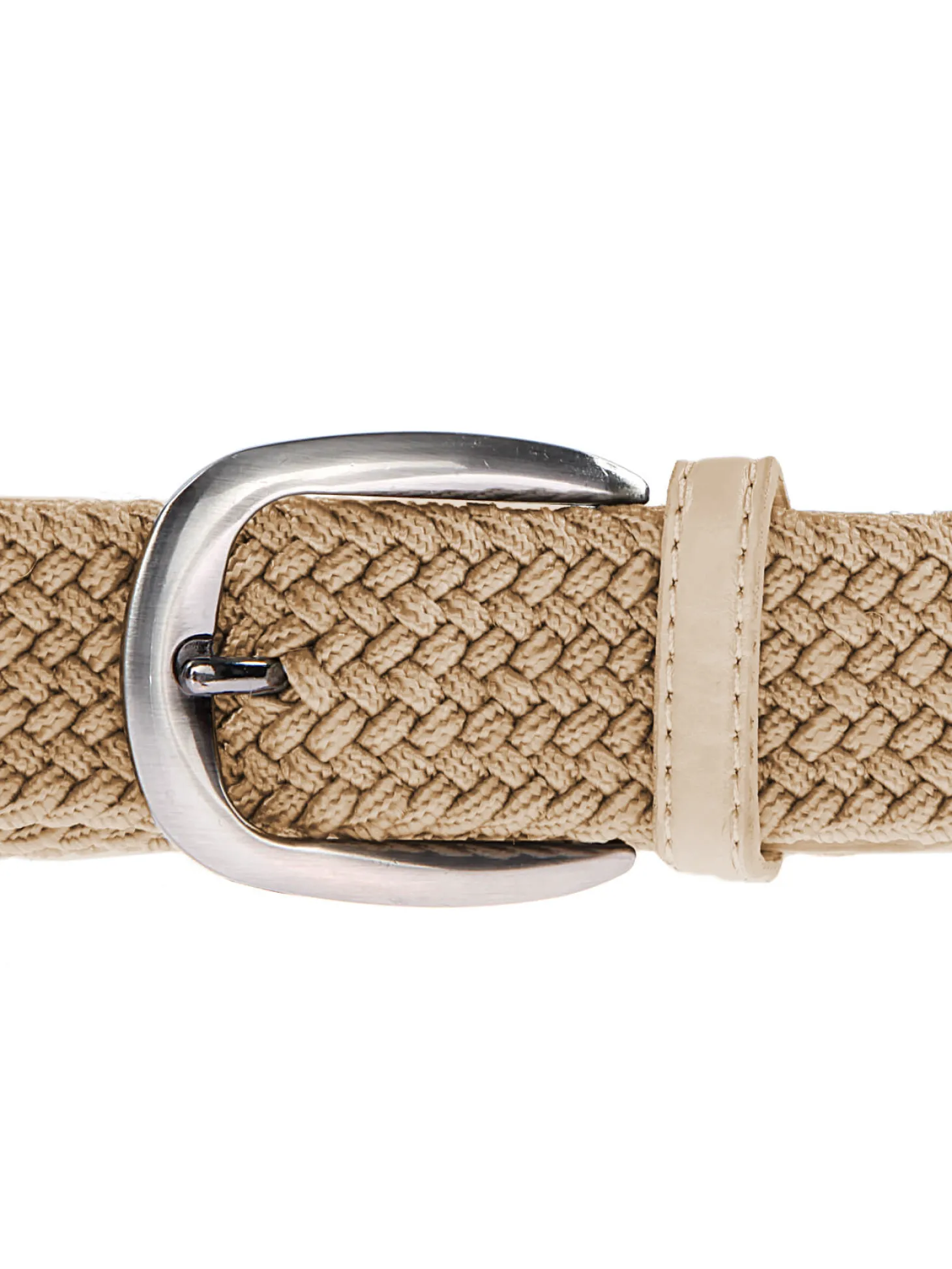 Ceinture tressée élastique