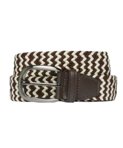 Ceinture tressée élastique