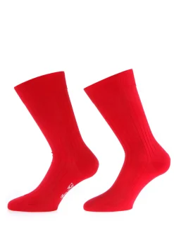 Chaussettes colorées en fil d'Ecosse 100% coton