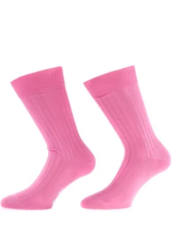 Chaussettes colorées en fil d'Ecosse 100% coton