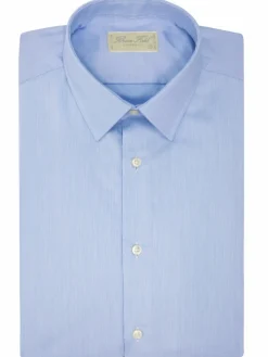 Chemise Alexian coupe classique pur coton finement rayée Monarques