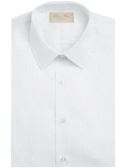 Chemise Alexian coupe classique pur coton à fines rayures Macon