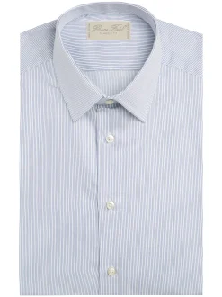 Chemise Alexian coupe classique pur coton finement rayée Martigues