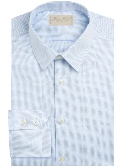 Chemise Alexian coupe classique pur coton à carreaux Menton