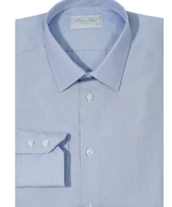 Chemise Alexian coupe classique en pur coton fil à fil