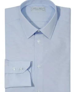Chemise Alexian coupe classique en pur coton fil à fil
