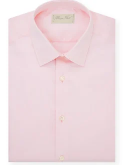 Chemise Benton cintrée pur coton unie Palma