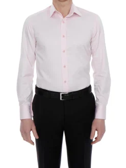 Chemise Benton cintrée pur coton unie Palma