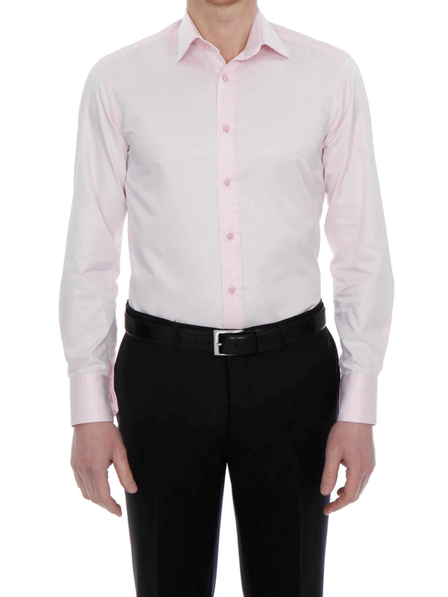 Chemise Benton cintrée pur coton unie Palma