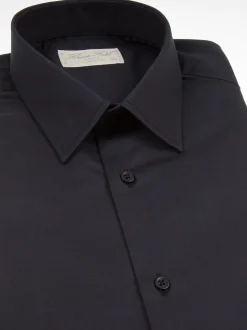 Chemise Benton cintrée pur coton unie Palma