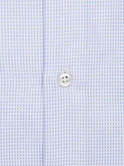 Chemise Benton cintrée pur coton à petits carreaux Menton