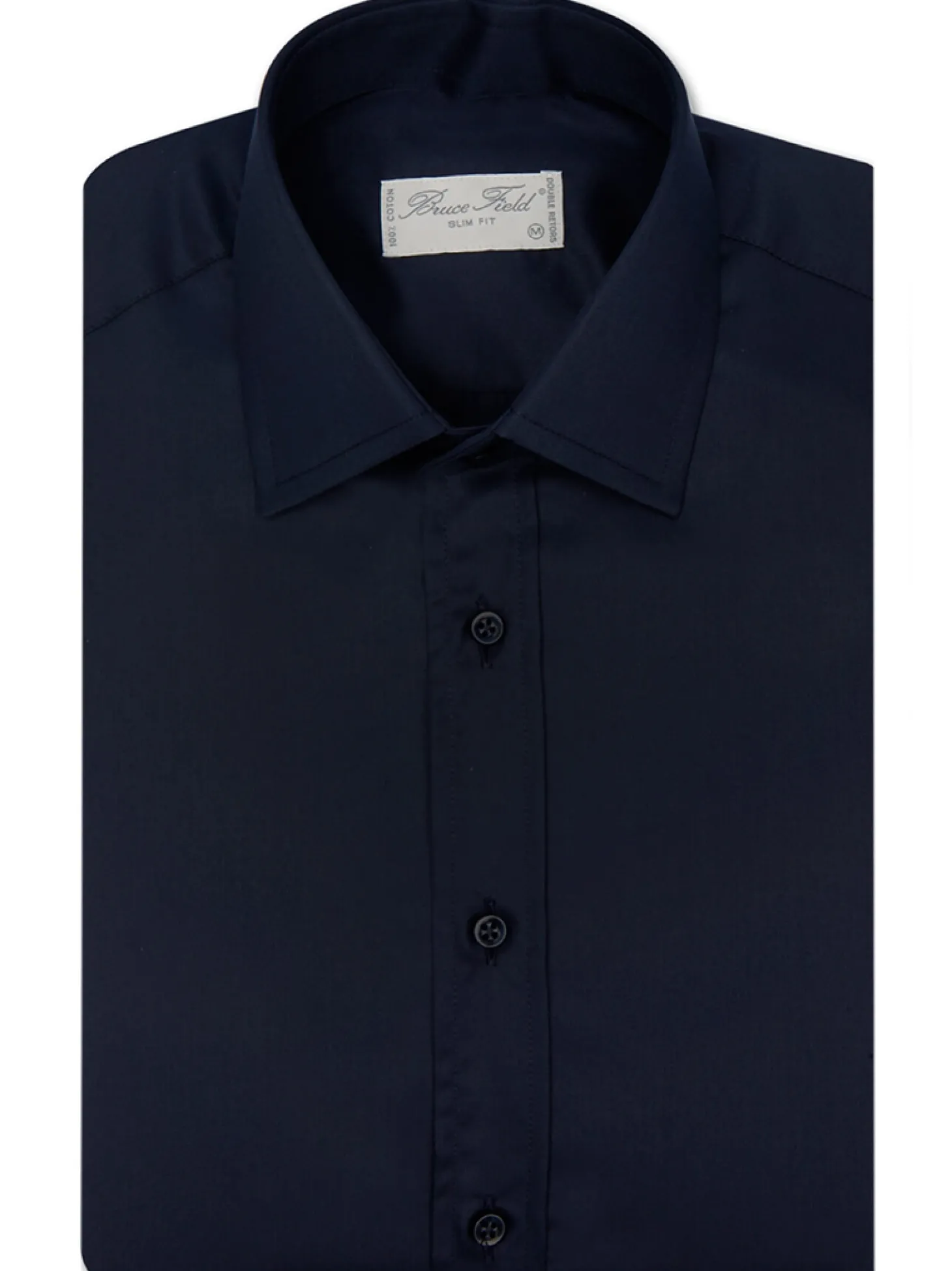 Chemise Benton cintrée pur coton unie Palma