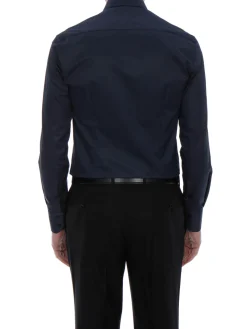 Chemise Benton cintrée pur coton unie Palma