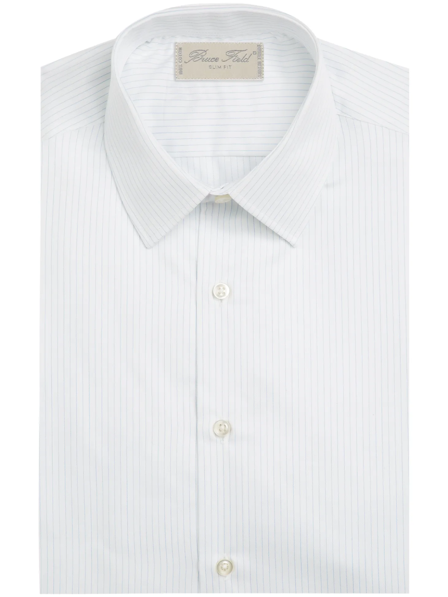 Chemise Benton cintrée pur coton à fines rayures Macon