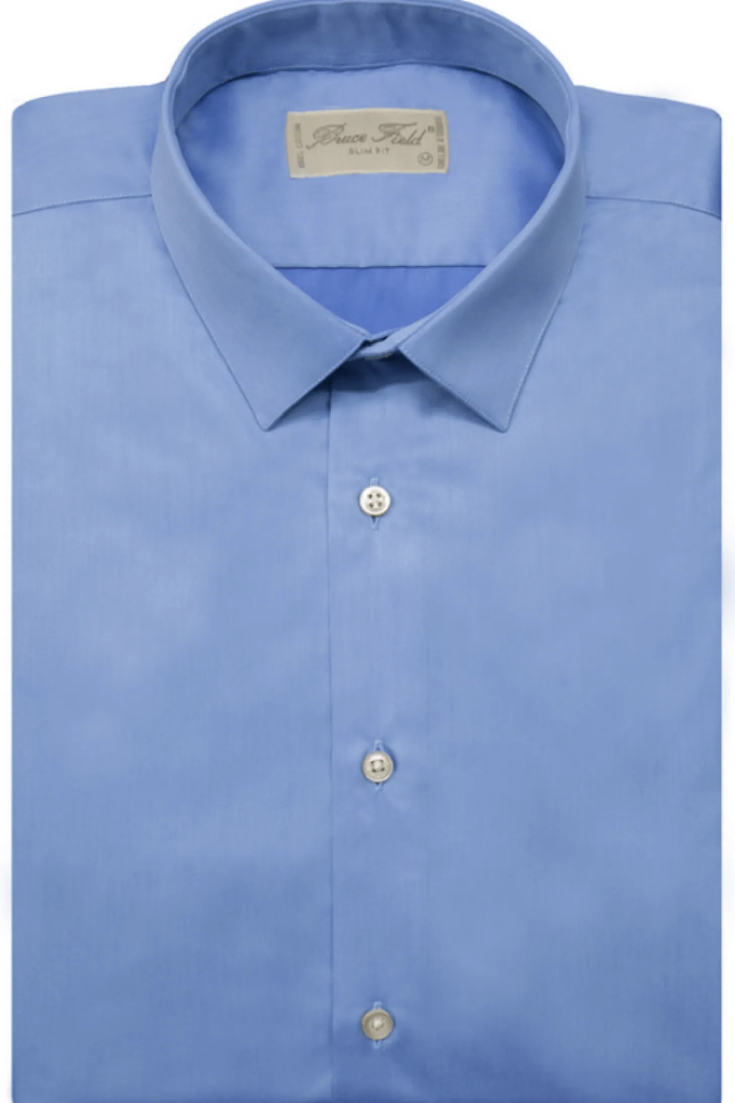 Chemise Benton cintrée pur coton unie Palma