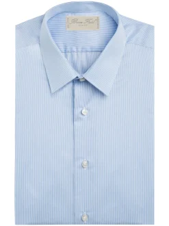 Chemise Benton cintrée pur coton à fines rayures Lausanne