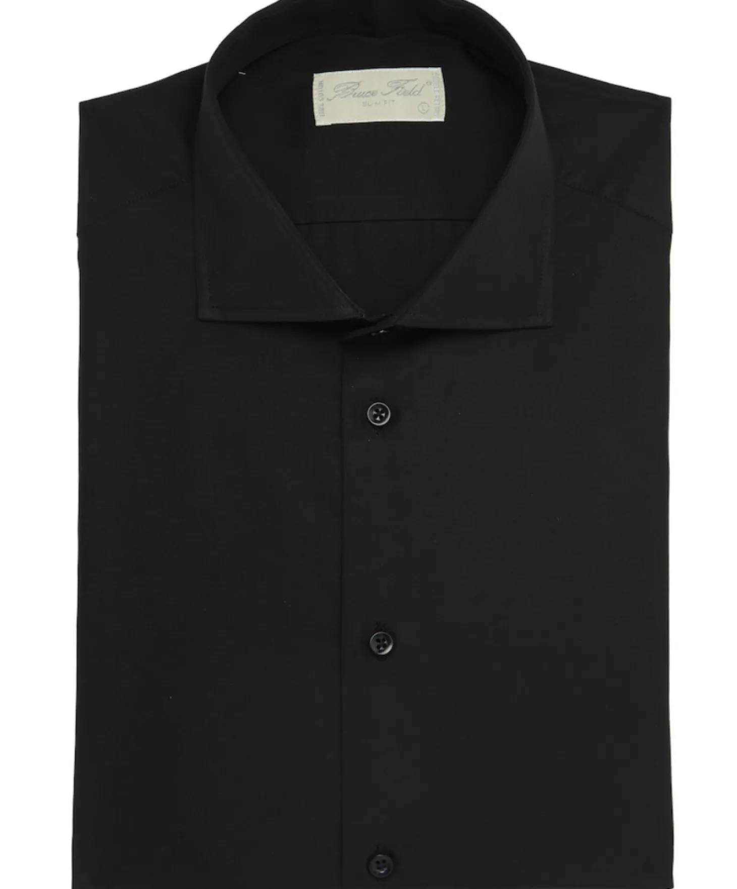 Chemise Paolo cintrée col italien en pur coton Easy Care Non Iron