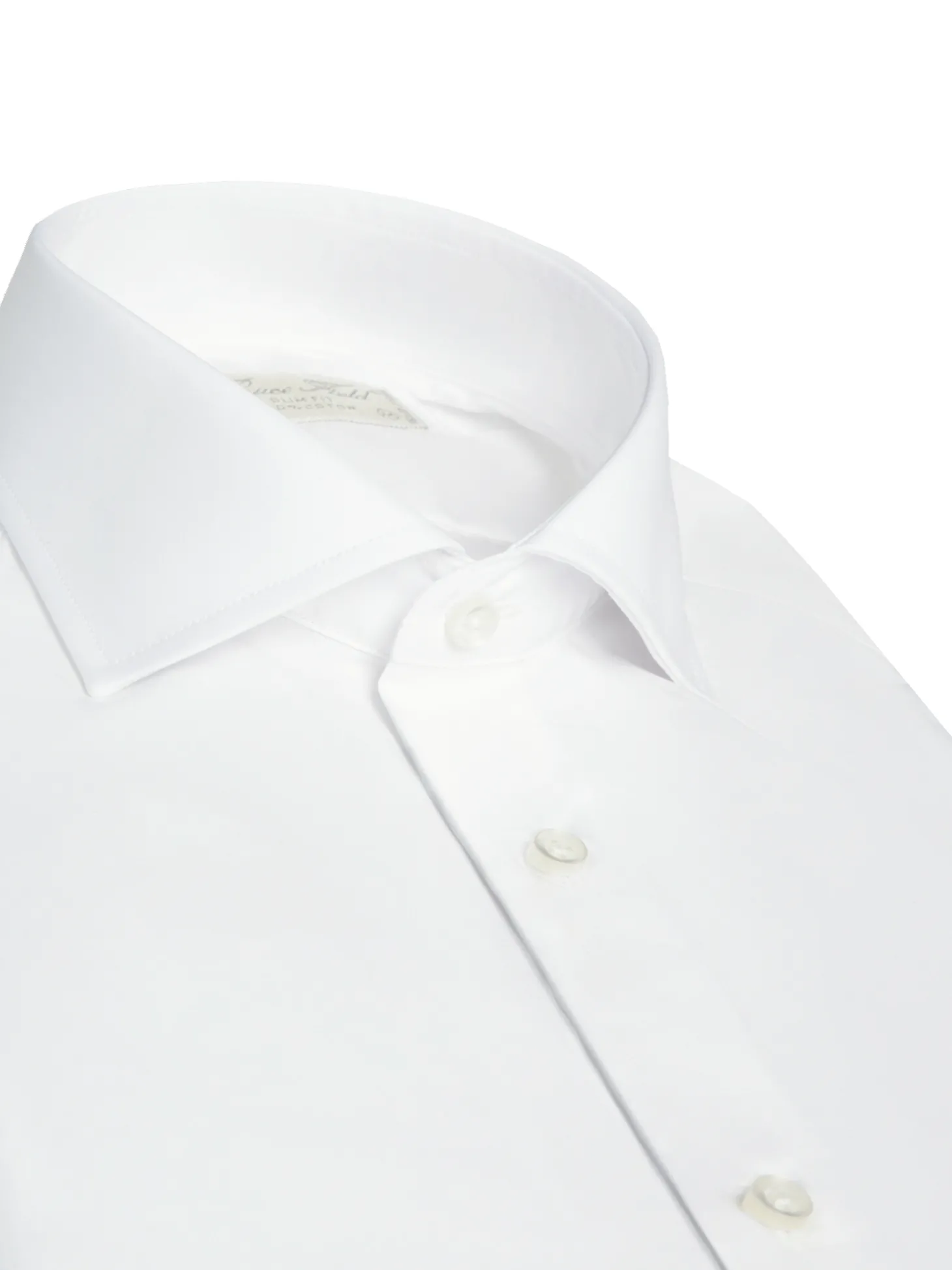 Chemise Paolo cintrée col italien en pur coton Easy Care Non Iron