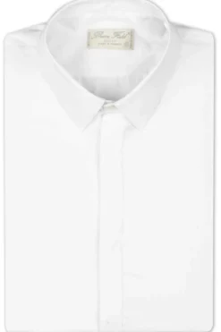 Chemise Thomas cintrée à gorge cachée Easy Care Non Iron