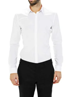 Chemise Thomas cintrée à gorge cachée Easy Care Non Iron