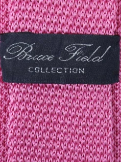 Cravate fine en maille tricot de pure soie
