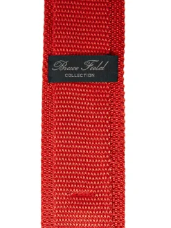 Cravate fine en maille tricot de pure soie