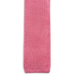 Cravate fine en maille tricot de pure soie