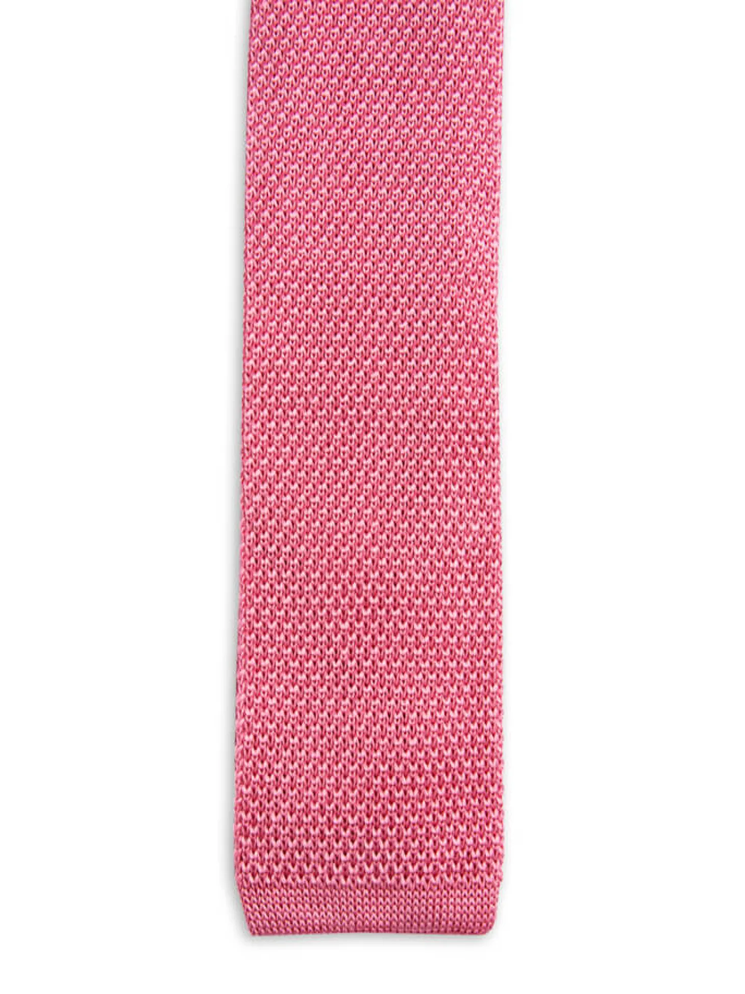 Cravate fine en maille tricot de pure soie