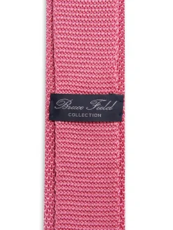 Cravate fine en maille tricot de pure soie