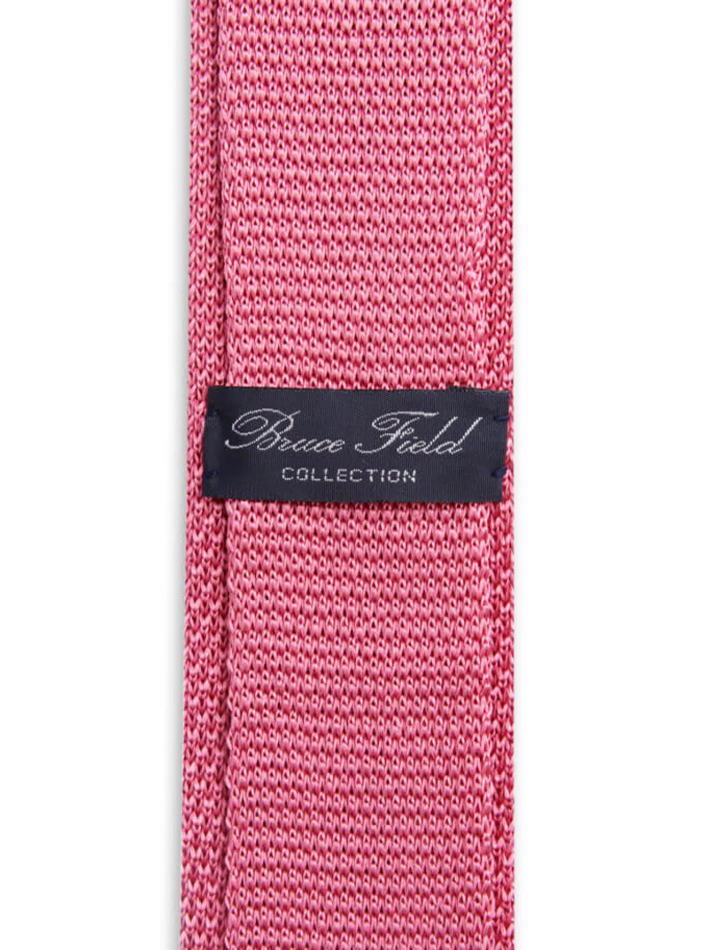 Cravate fine en maille tricot de pure soie