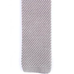 Cravate fine en maille tricot de pure soie